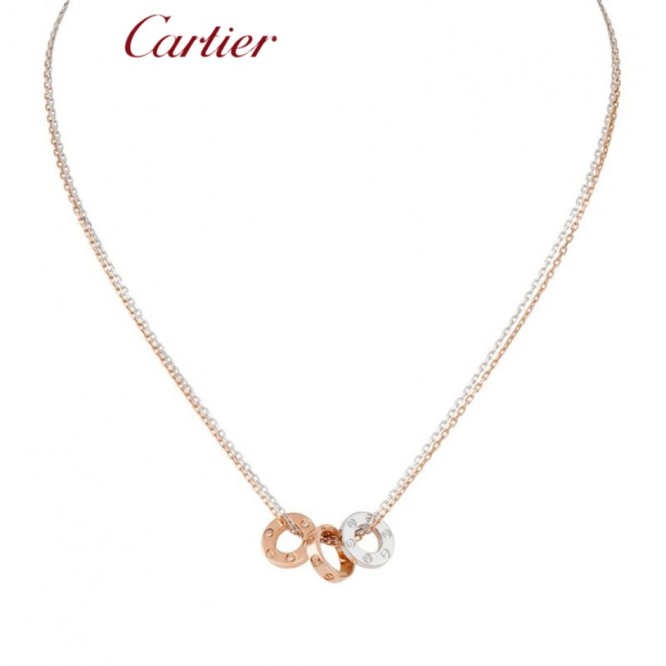 Cartie LOVE NECKLACE, 6 DIAMONDS LOVE ネックレス、ダイヤモンド6個
